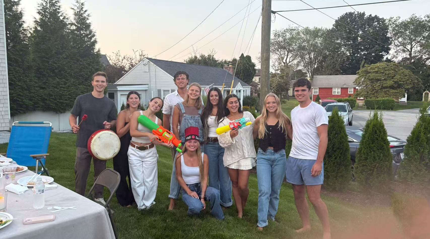 Private chef hibachi experience in the backyard