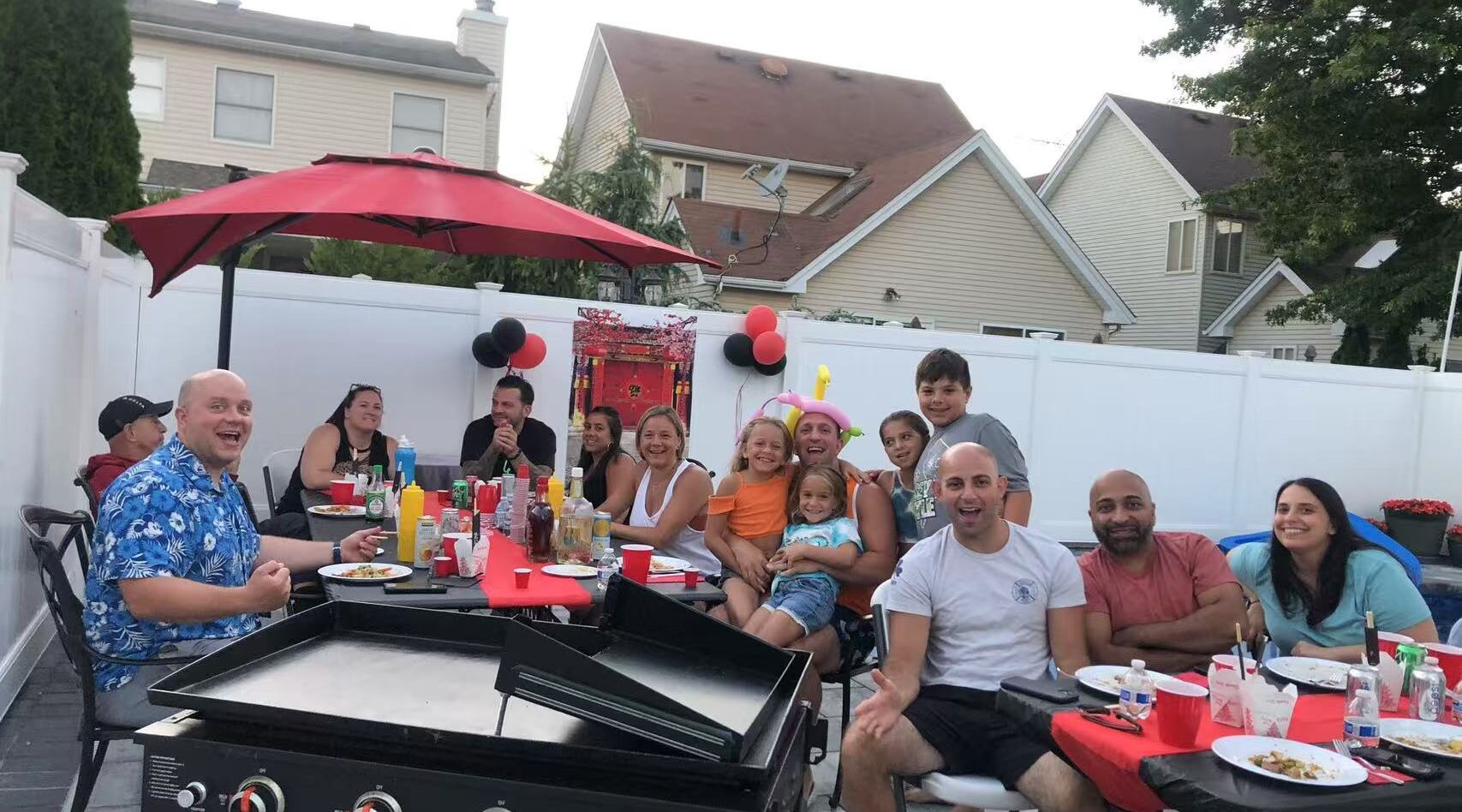 Hibachi party at home