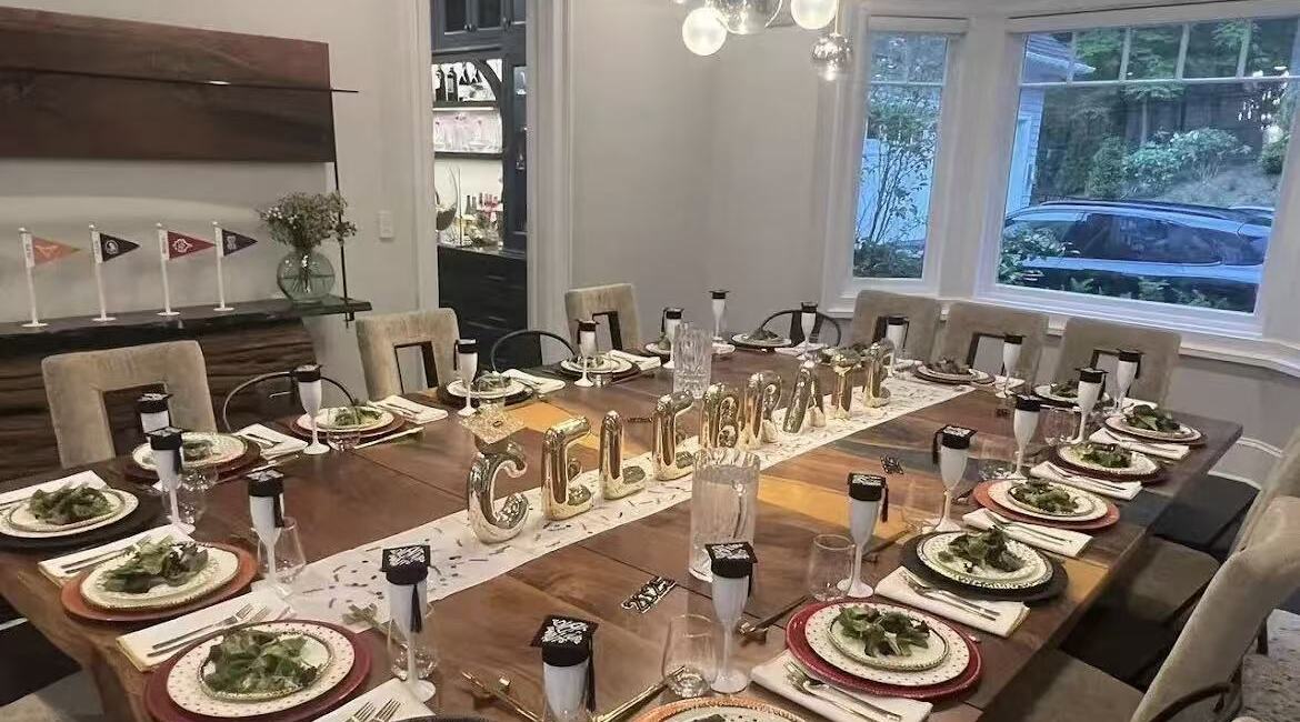 Indoor Hibachi Party for Winter Family Gatherings